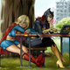 Illustration for article titled I was thinking about how I wanted a Batgirl/Supergirl comic title...